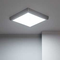 https://design-led.fr/ Plafonnier LED Saillie Carré Silver 24w 3000k 34,90&nbsp;€ 24,43&nbsp;€ -30% CO2132