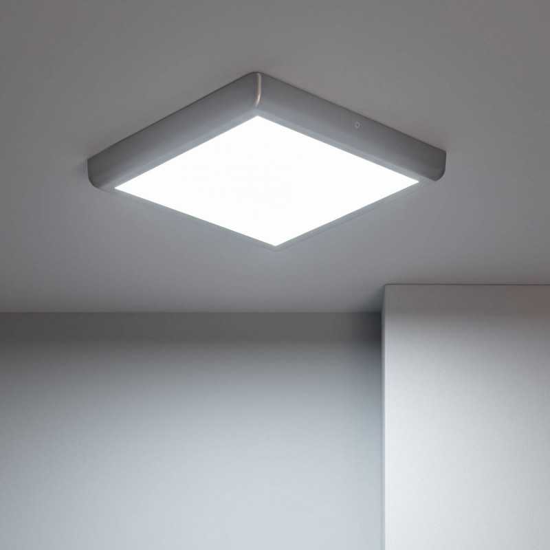 https://design-led.fr/ Plafonnier LED Saillie Carré Silver 24w 3000k 34,90&nbsp;€ 24,43&nbsp;€ -30% CO2132