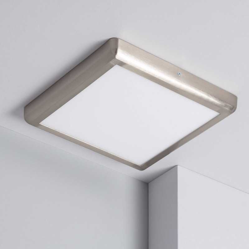 https://design-led.fr/ Plafonnier LED Saillie Carré Silver 24w 3000k 34,90&nbsp;€ 24,43&nbsp;€ -30% CO2132