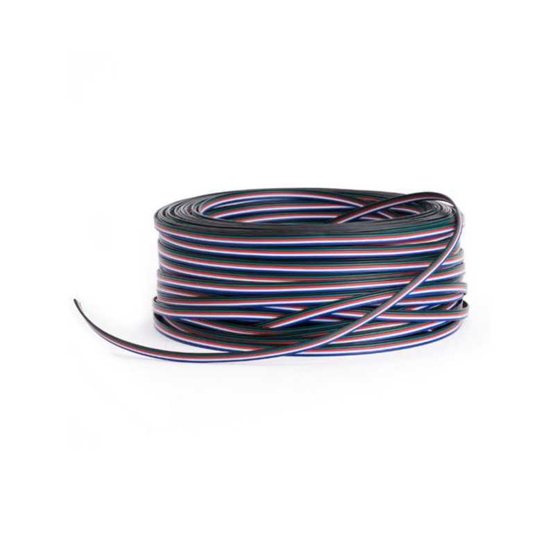 https://design-led.fr/ Câble LED 4 fils RGBW 5X0.22mm - vendue au ml 2,40&nbsp;€ 2,40&nbsp;€ EC-RGBW