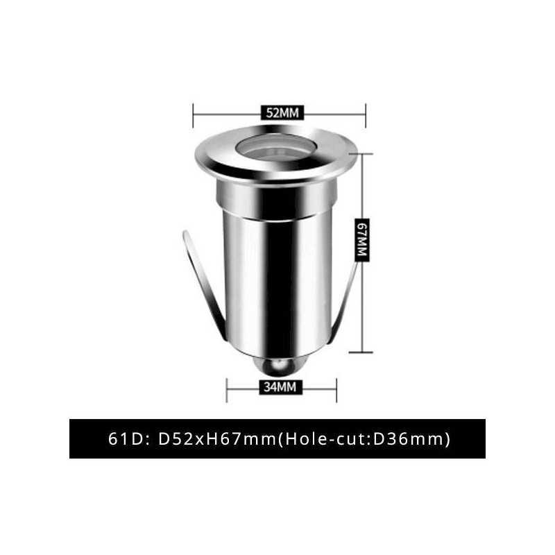 https://design-led.fr/ Spot Led encastrable acier inoxydable 3W RGB 12v 51,20&nbsp;€ 51,20&nbsp;€ A2028
