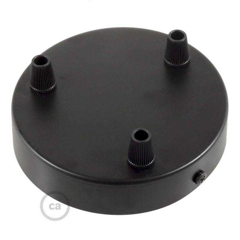https://design-led.fr/ Kit rosace métallique cylindrique à 3 trous Ø 120 noir 7,20&nbsp;€ 7,20&nbsp;€ KRM573FVN