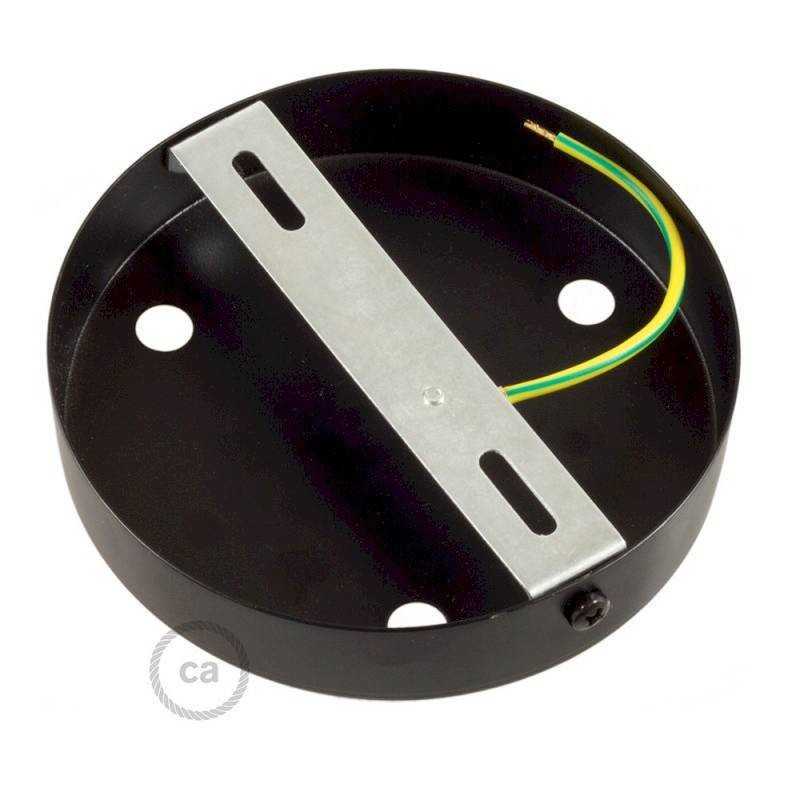 https://design-led.fr/ Kit rosace métallique cylindrique à 3 trous Ø 120 noir 7,20&nbsp;€ 7,20&nbsp;€ KRM573FVN