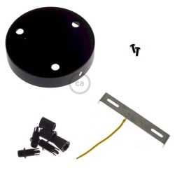 https://design-led.fr/ Kit rosace métallique cylindrique à 3 trous Ø 120 noir 7,20&nbsp;€ 7,20&nbsp;€ KRM573FVN
