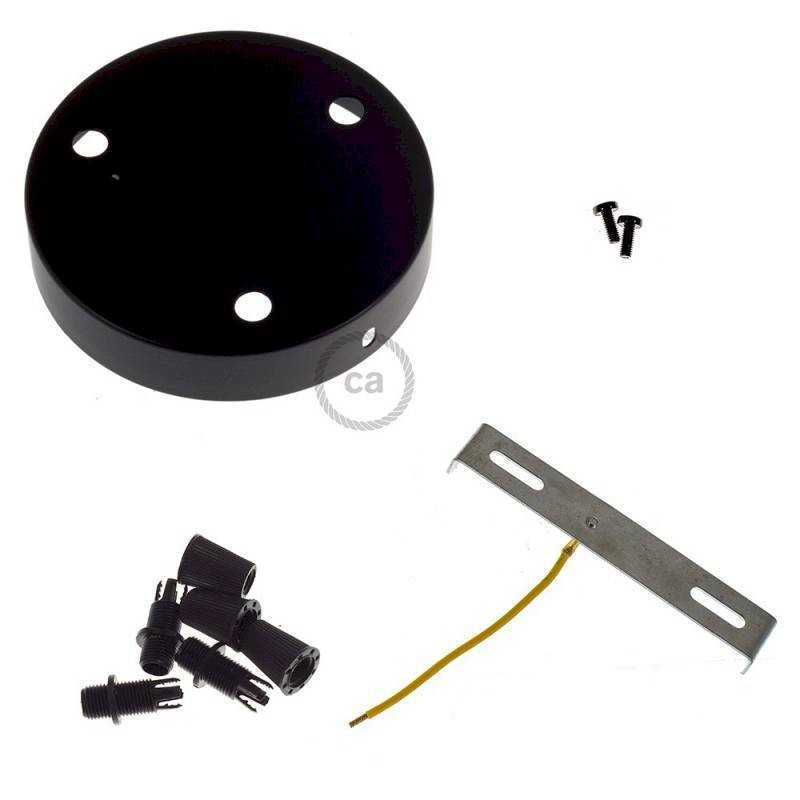 https://design-led.fr/ Kit rosace métallique cylindrique à 3 trous Ø 120 noir 7,20&nbsp;€ 7,20&nbsp;€ KRM573FVN