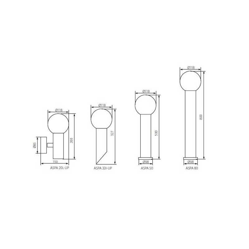 https://design-led.fr/ Applique murale de jardin Globo 1x E27 23,10&nbsp;€ 16,17&nbsp;€ -30% 23601