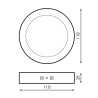 https://design-led.fr/ Plafonnier LED Saillie Rond Ø110 6w 4500k 7,60&nbsp;€ 7,60&nbsp;€ LM5290