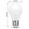 https://design-led.fr/ Ampoule LED 6W E27 RGB&CCT pilotable 17,60&nbsp;€ 17,60&nbsp;€ FUT014