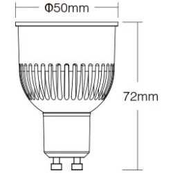 https://design-led.fr/ Spot à LED double blanc 5W GU10 pilotable 22,80&nbsp;€ 22,80&nbsp;€ FUT107