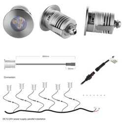 https://design-led.fr/ Spot Led encastrable inox 3W 24V 6000K 36,00&nbsp;€ 36,00&nbsp;€ A2561