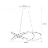 https://design-led.fr/ Suspension LED SOLMU 50W 4000K Ø60 cm 195,90&nbsp;€ 195,90&nbsp;€ LN1610-CR-BN