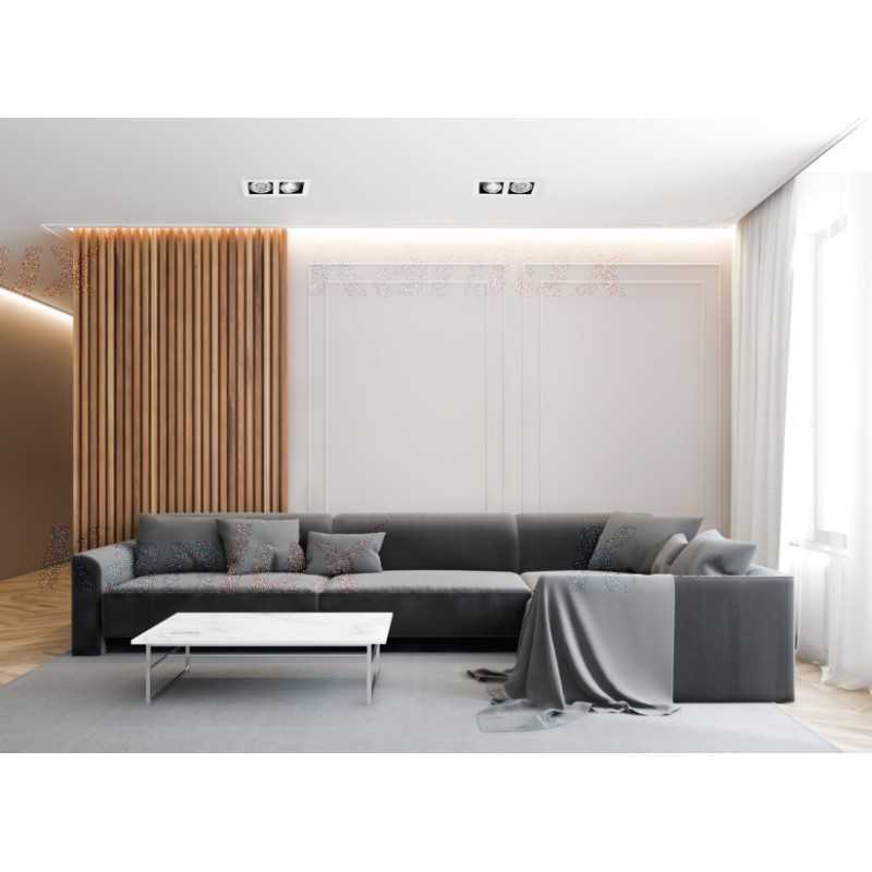 https://design-led.fr/ Support plafond MERIL120 x 220 mm 2xGu10 blanc 24,50&nbsp;€ 24,50&nbsp;€ 26481