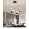 https://design-led.fr/ Lampe Suspendue Tringhs noir 4 anneaux120w CTT dimmable par télécommande 346,32&nbsp;€ 346,32&nbsp;€ A2587