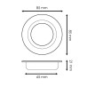 https://design-led.fr/ Support plafond Orientable alu brossé 4,50&nbsp;€ 4,50&nbsp;€ LM4321