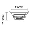 https://design-led.fr/ Spot LED rond encastrable orientable 6w 2700k IP20 7,40&nbsp;€ 5,18&nbsp;€ -30% B1207BC