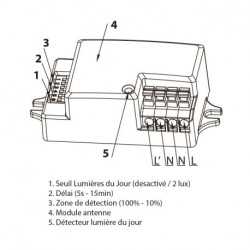https://design-led.fr/ Plafonnier LED CASA Hublot rond + Détecteur RF 20W Ø300mm 4000K IP65 64,90&nbsp;€ 64,90&nbsp;€ 7788201