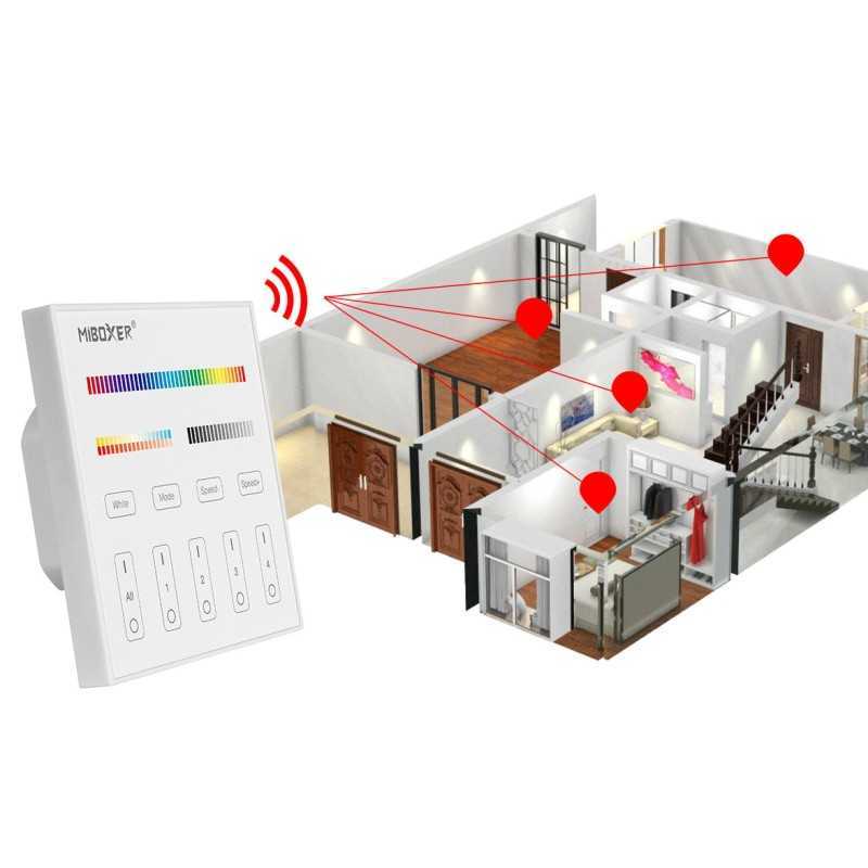 https://design-led.fr/ Contrôleur mural Tactile pour LED RGB&CCT 4 zones 240V 26,90&nbsp;€ 26,90&nbsp;€ FUTT4