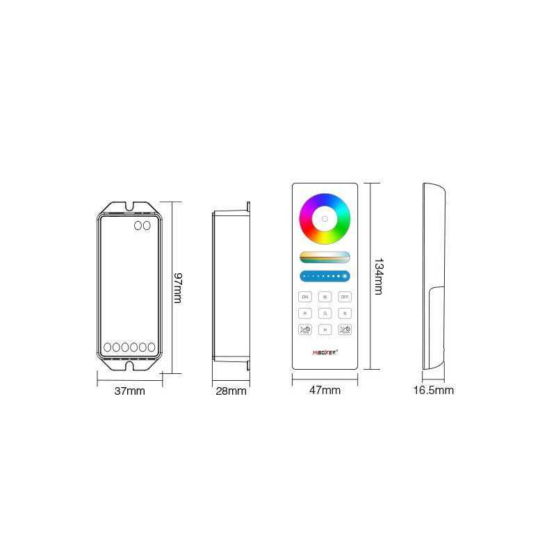 https://design-led.fr/ Télécommande & contrôleur LED RVBW 31,20&nbsp;€ 31,20&nbsp;€ FUT044A