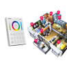 https://design-led.fr/ Contrôleur LED RGB&CCT tactile sans fil 8 zones 47,80&nbsp;€ 47,80&nbsp;€ FUTB8
