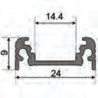 https://design-led.fr/ Profilé aluminium anodisé 2M pour ruban led plat XL 27,20&nbsp;€ 27,20&nbsp;€ 9884