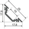 https://design-led.fr/ Profilé aluminium anodisé 2M pour ruban led 45 23,70&nbsp;€ 23,70&nbsp;€ 9803