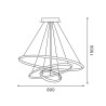 https://design-led.fr/ Lampe Suspendue Tringhs noir 4 anneaux120w CTT dimmable par télécommande 346,32&nbsp;€ 346,32&nbsp;€ A2587