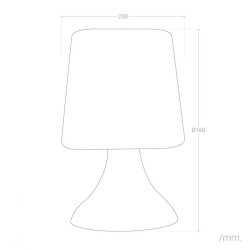 https://design-led.fr/ Lampe à Poser LED Extérieure Portative Uyoga RGBW avec Haut-Parleur Bluetooth et Batterie Rechargeable...
