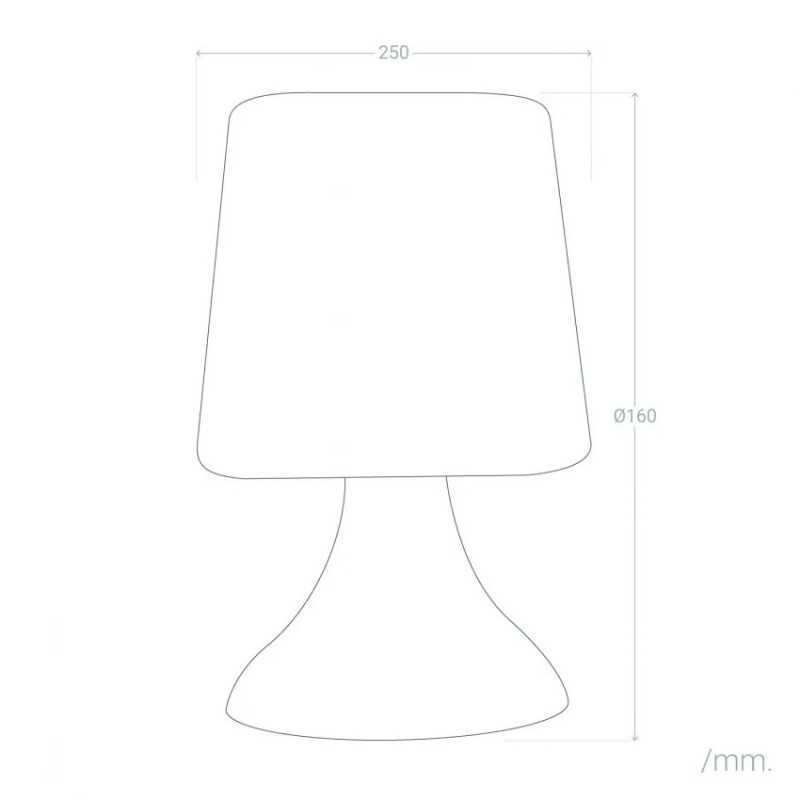https://design-led.fr/ Lampe à Poser LED Extérieure Portative Uyoga RGBW avec Haut-Parleur Bluetooth et Batterie Rechargeable...