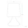 https://design-led.fr/ Lampe à Poser LED Extérieure Portative Uyoga RGBW avec Haut-Parleur Bluetooth et Batterie Rechargeable...