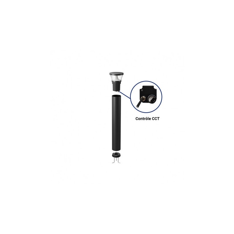 https://design-led.fr/ Potelet LED FUSAIN 25W CCT Noir 975mm GARANTIE 5 ANS IP66 431,30&nbsp;€ 431,30&nbsp;€ 100343