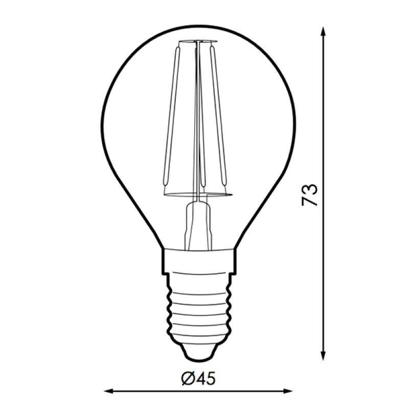 https://design-led.fr/ Ampoule E14 G45 filament led 4w 2300k 2,60&nbsp;€ 2,60&nbsp;€ LM8552