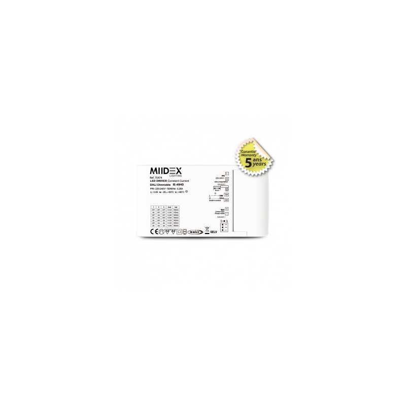 https://design-led.fr/ Driver LED 13-36W, 3-66VDC, Dimmable DALI / PUSH / 0-10V 72,50&nbsp;€ 72,50&nbsp;€ 7547
