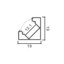 https://design-led.fr/ Profilé Aluminium Coin Kopep diffuseur blanc- 2 Mètres 10,80&nbsp;€ 10,80&nbsp;€ LM3717
