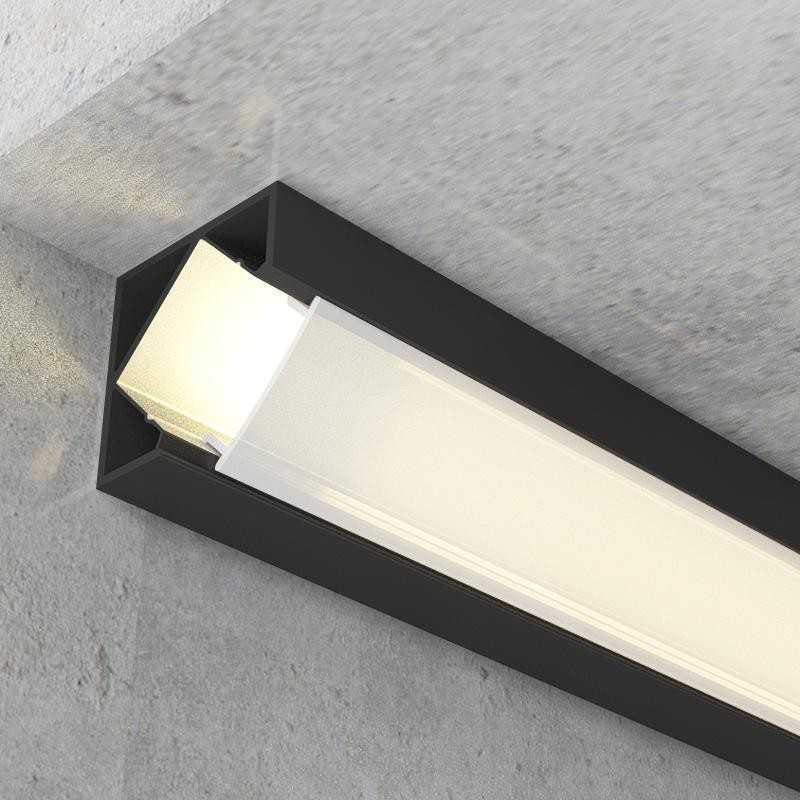 https://design-led.fr/ Profilé Aluminium Coin Kopep noir et diffuseur - 2 Mètres 12,90&nbsp;€ 12,90&nbsp;€ LM3726