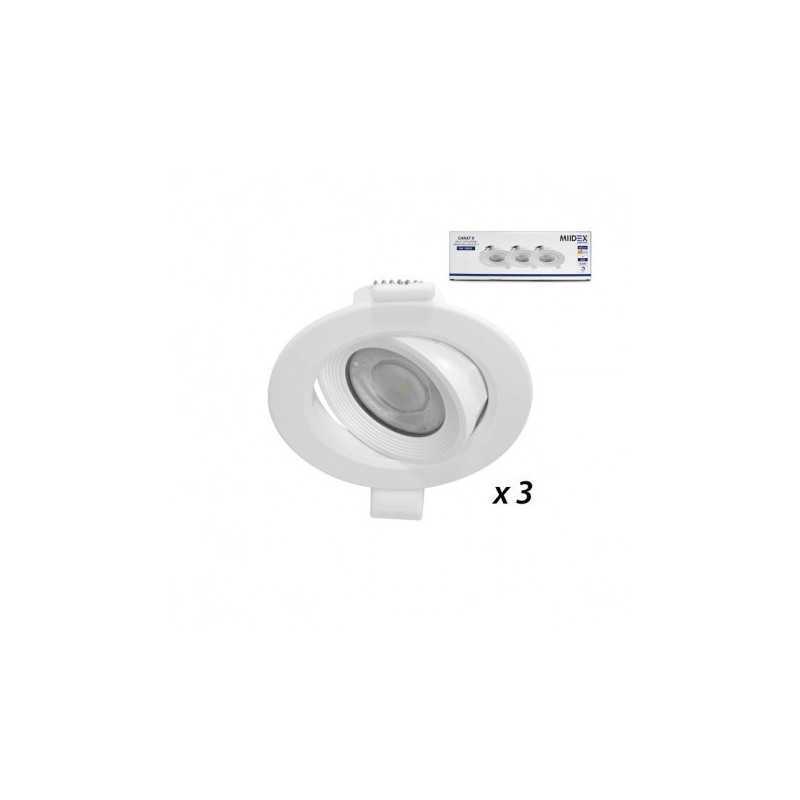 https://design-led.fr/ Spot LED CARAT II SMD Orientable dimmable 5W 3000K pack de 3 24,20&nbsp;€ 24,20&nbsp;€ 100352
