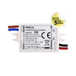 https://design-led.fr/ Alimentation pour LED 5W 12V DC 13,00&nbsp;€ 13,00&nbsp;€ 75281