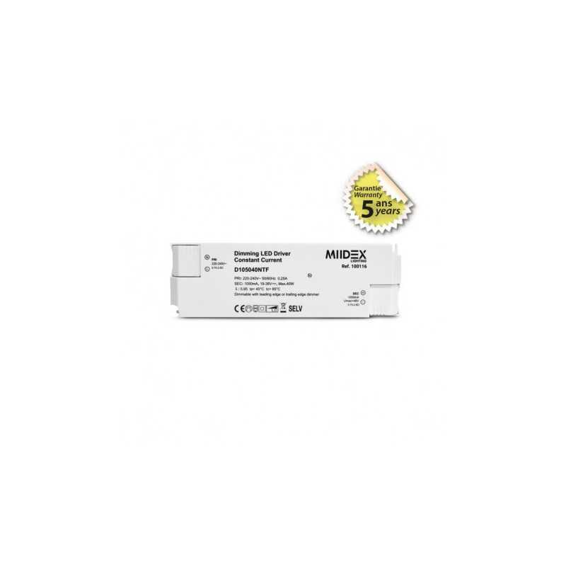 https://design-led.fr/ Driver LED 19-38 VDC / 1050 mA 40W Dimmable Coupure de phase 44,80&nbsp;€ 44,80&nbsp;€ 100116