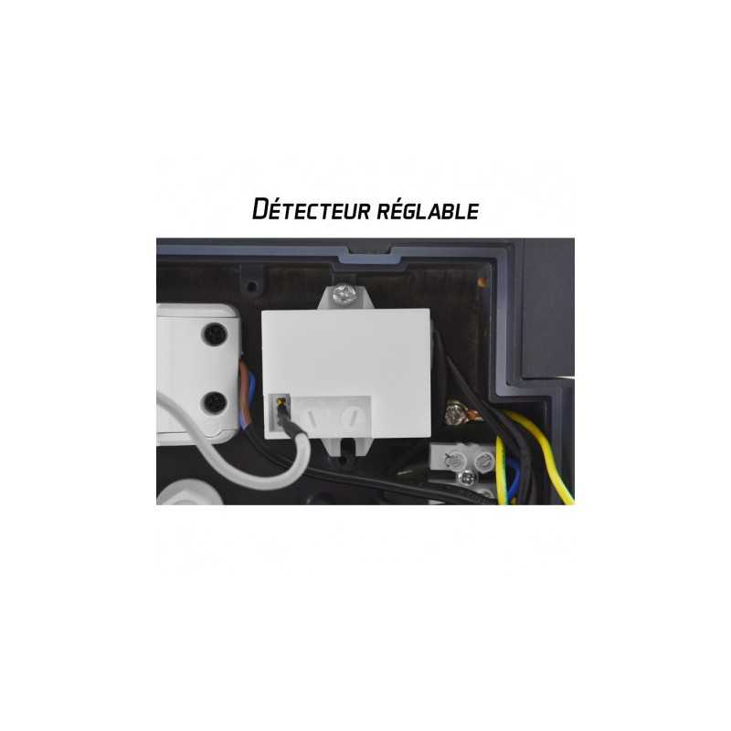 https://design-led.fr/ Applique Murale Orientable LED CASPER 12W Détecteur 4000K Gris IP54 149,20&nbsp;€ 149,20&nbsp;€ 67810