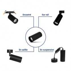 https://design-led.fr/ Spot LED Noir IRC90 18W 4000K MODULAR 81,90&nbsp;€ 81,90&nbsp;€ 100213