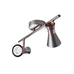 https://design-led.fr/ Luminaire mural et plafonnier MILENO argent / cuivre 2xGU10 32,40&nbsp;€ 32,40&nbsp;€ 29115
