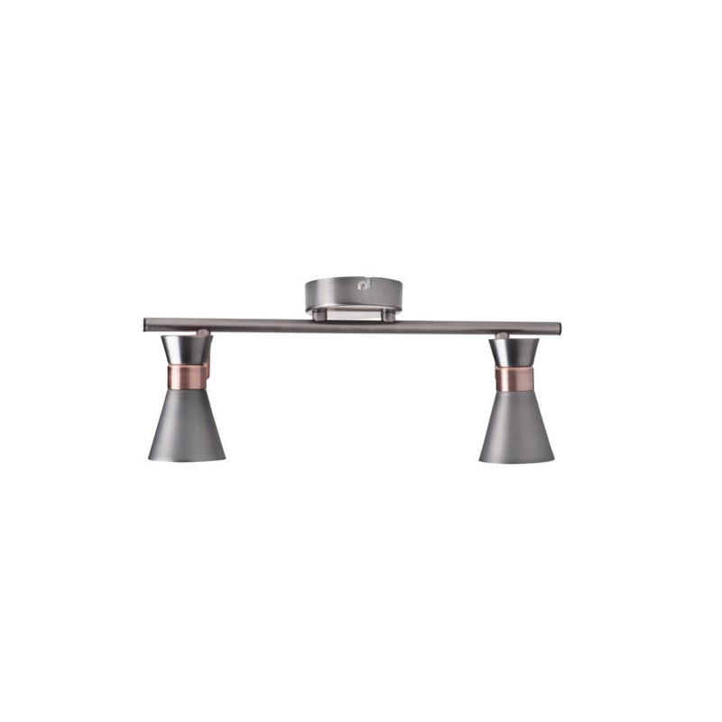 https://design-led.fr/ Luminaire mural et plafonnier MILENO argent / cuivre 2xGU10 32,40&nbsp;€ 32,40&nbsp;€ 29115