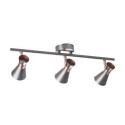 https://design-led.fr/ Luminaire mural et plafonnier MILENO argent / cuivre 3xGU10 45,40&nbsp;€ 45,40&nbsp;€ 29117
