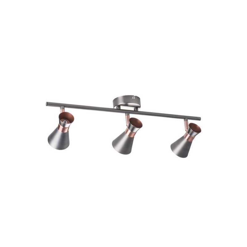 https://design-led.fr/ Luminaire mural et plafonnier MILENO argent / cuivre 3xGU10 45,40&nbsp;€ 45,40&nbsp;€ 29117