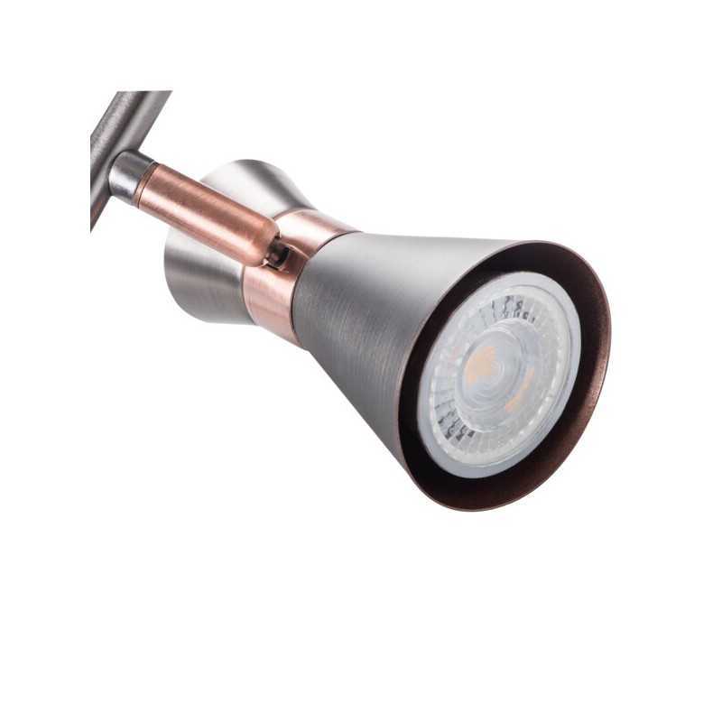 https://design-led.fr/ Luminaire mural et plafonnier MILENO argent / cuivre 3xGU10 45,40&nbsp;€ 45,40&nbsp;€ 29117