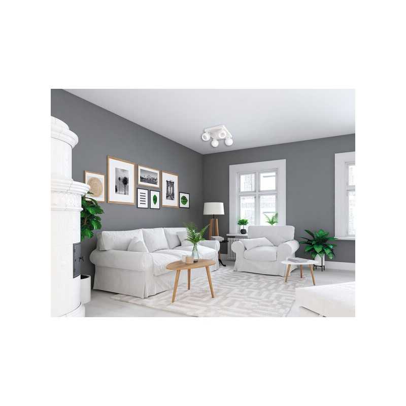 https://design-led.fr/ Luminaire mural ou plafonnier GALOBA 4xGU10 Blanc 107,40&nbsp;€ 107,40&nbsp;€ 33678