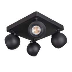 https://design-led.fr/ Luminaire mural ou plafonnier GALOBA 4xGU10 Noir 107,40&nbsp;€ 107,40&nbsp;€ 33679