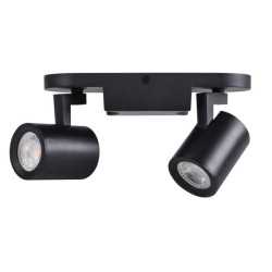 https://design-led.fr/ Luminaire mural ou plafonnier LAURIN 2xGU10 Noir 38,70&nbsp;€ 38,70&nbsp;€ 29123