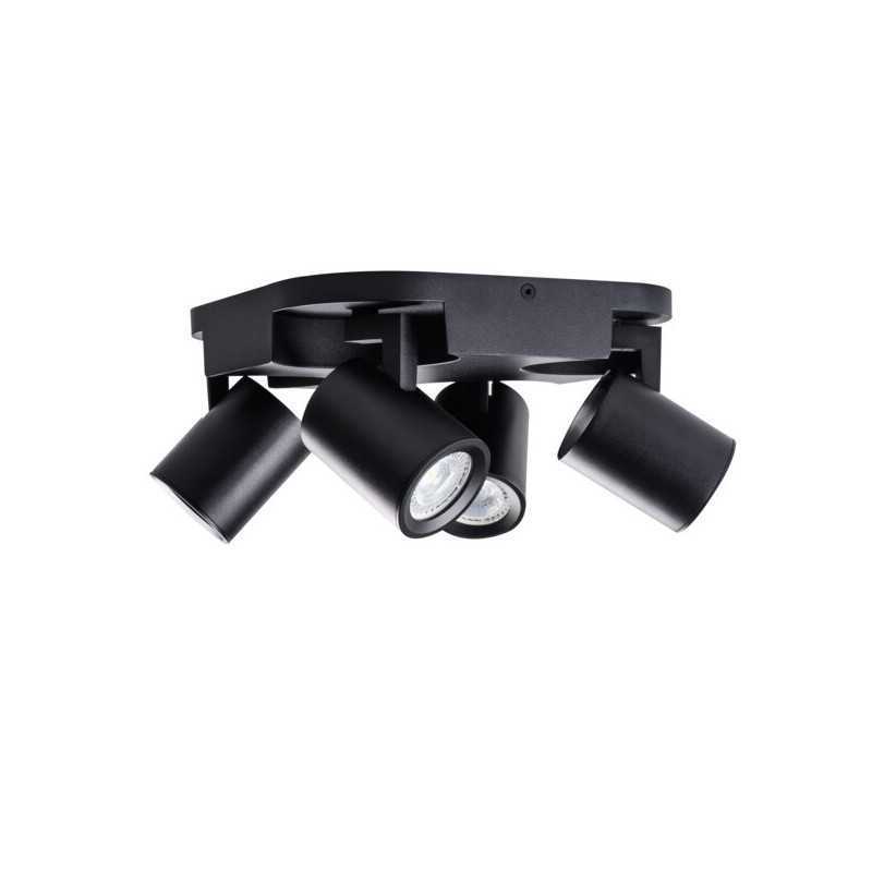 https://design-led.fr/ Luminaire mural ou plafonnier LAURIN 4xGU10 Noir 67,20&nbsp;€ 67,20&nbsp;€ 29129