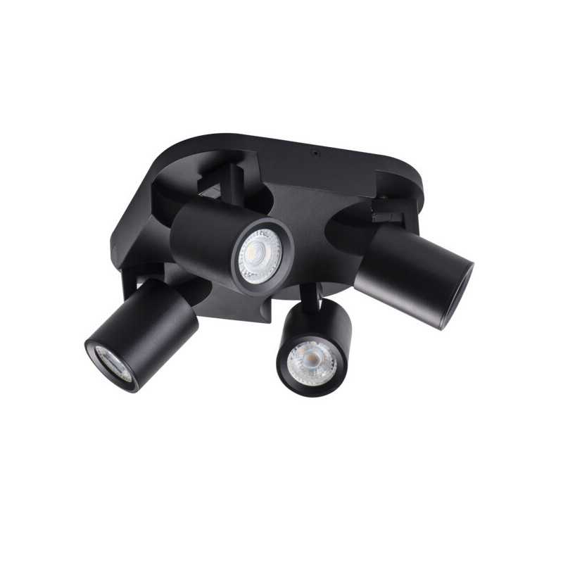 https://design-led.fr/ Luminaire mural ou plafonnier LAURIN 4xGU10 Noir 67,20&nbsp;€ 67,20&nbsp;€ 29129