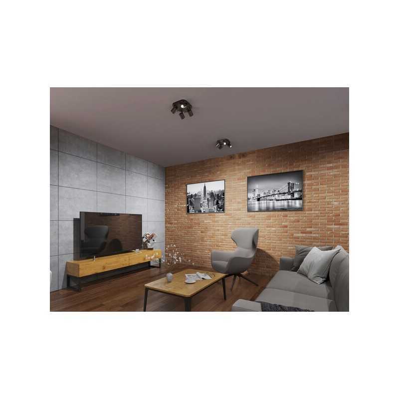 https://design-led.fr/ Luminaire mural ou plafonnier LAURIN 4xGU10 Noir 67,20&nbsp;€ 67,20&nbsp;€ 29129